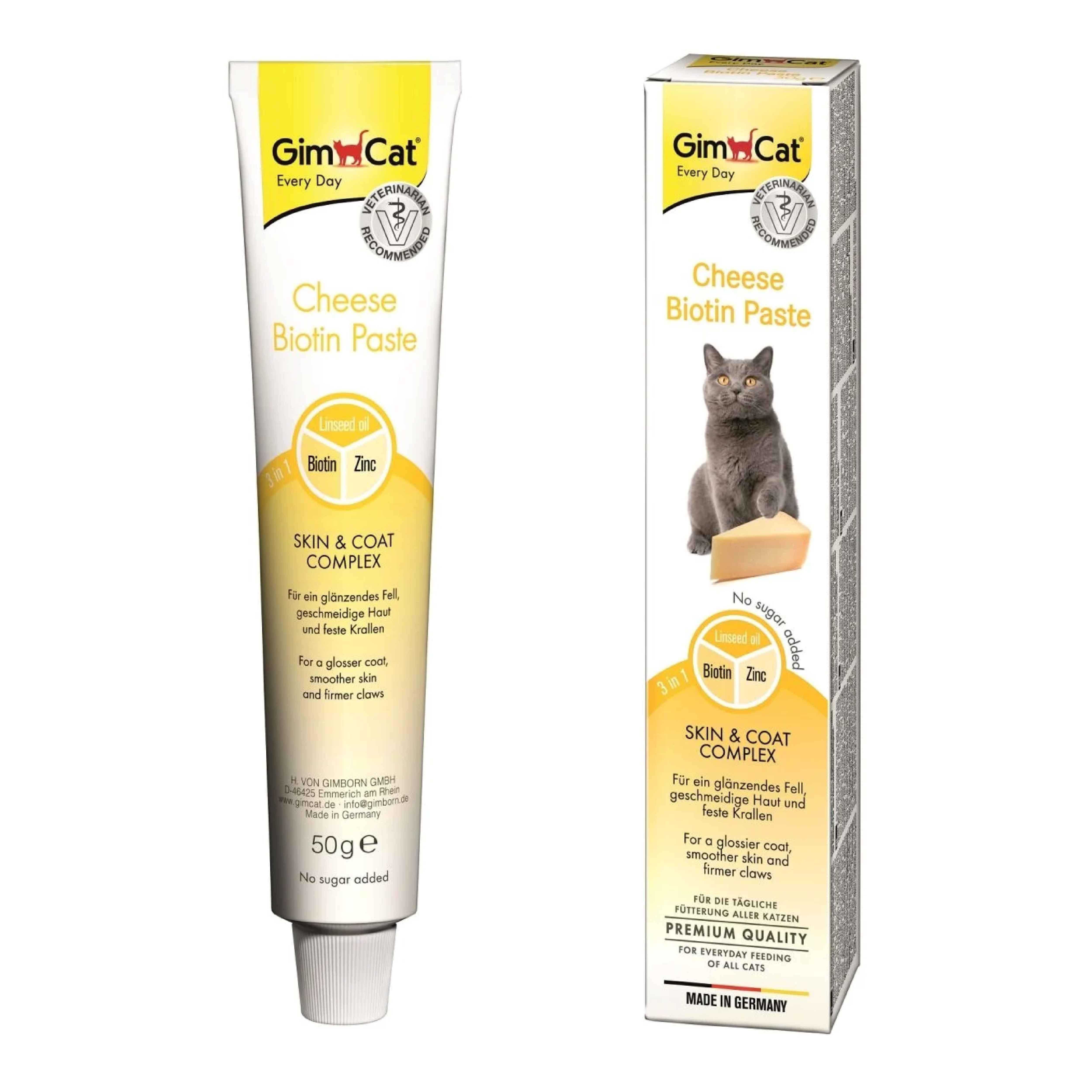 GimCat Biyotinli ve Peynirli Güzellik Macunu 50gr