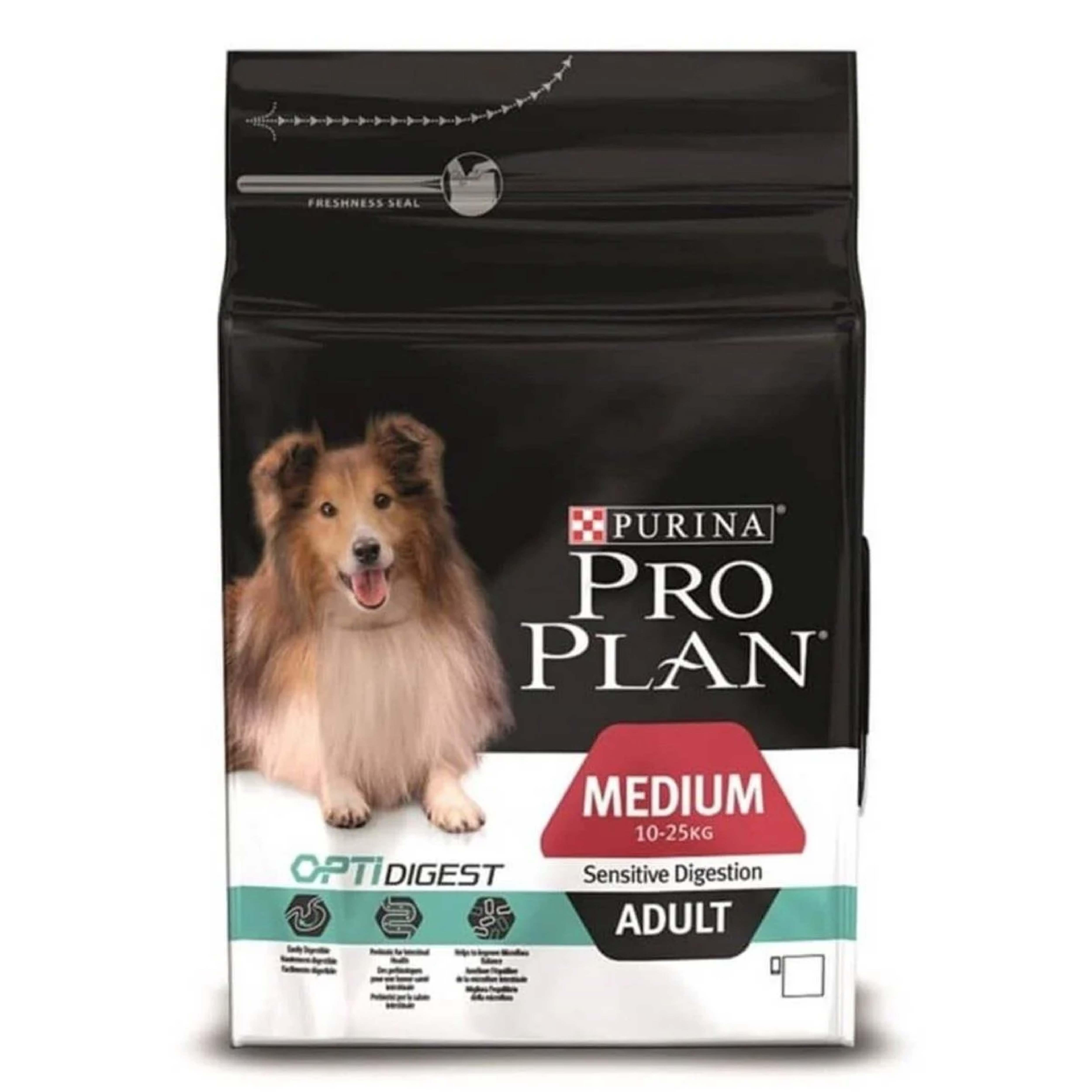 Pro Plan Opti Digest Adult Sensitive Kuzu Etli Orta Irk Yetişkin Köpek Maması 3 Kg