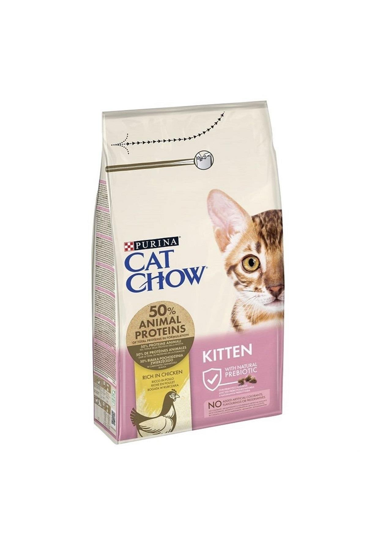 Purina Cat Chow Kitten Tavuklu Yavru Kedi Maması 1,5 Kg