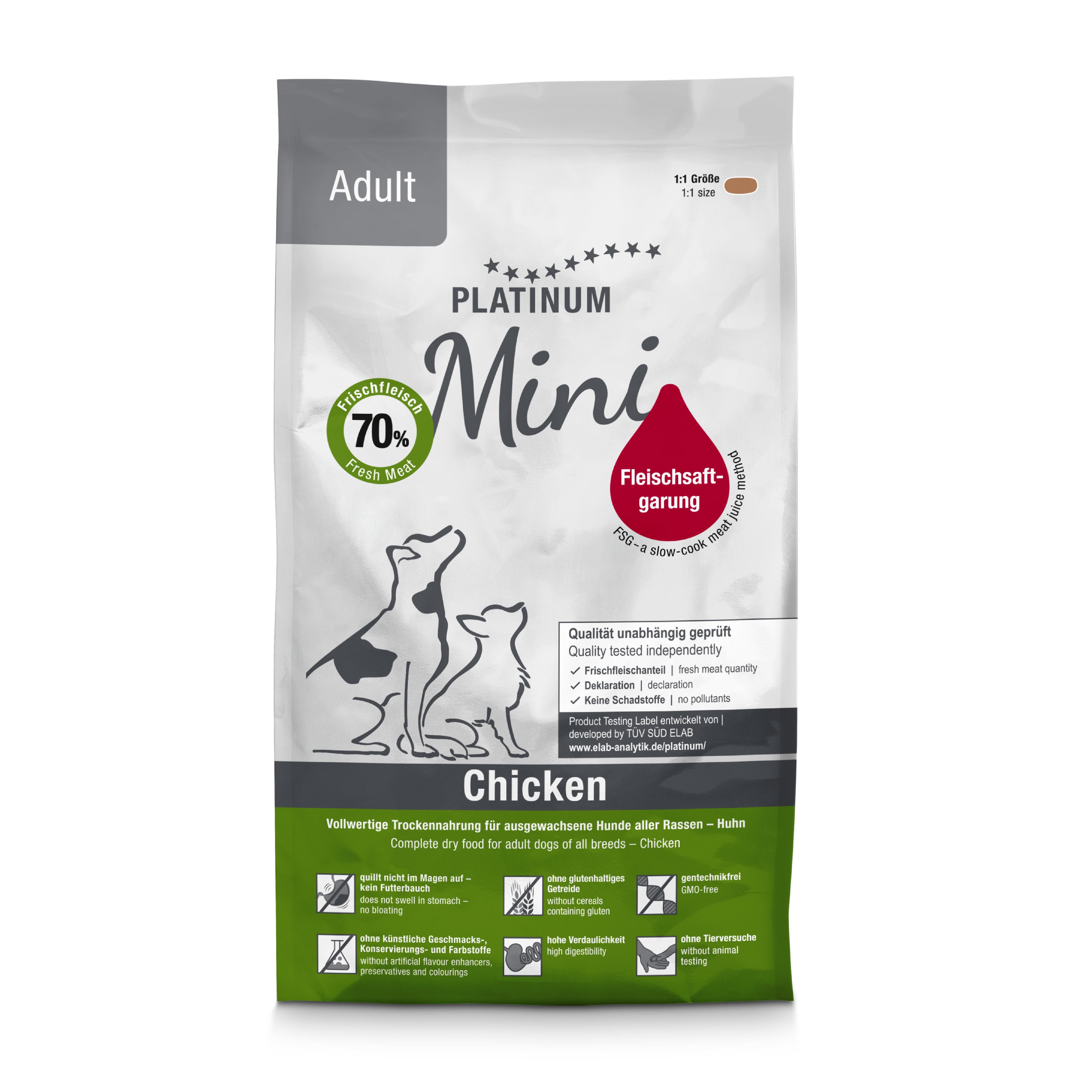 Platinum SemiMoist Mini Tavuklu Yetişkin Köpek Maması 900gr