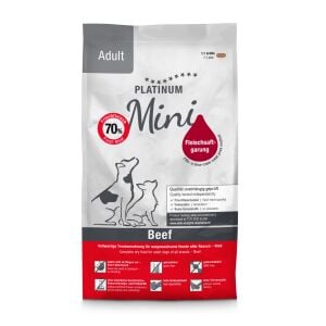 Platinum Mini Sığır Etli Yetişkin Köpek Maması 900gr