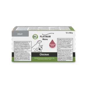 Platinum Tavuklu Yaş Köpek Maması 185gr
