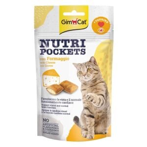 GimCat Nutripockets Kedi Ödülü Peynir Taurin 60 Gr