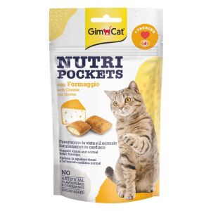 GimCat Nutripockets Kedi Ödülü Peynir Taurin 60 Gr