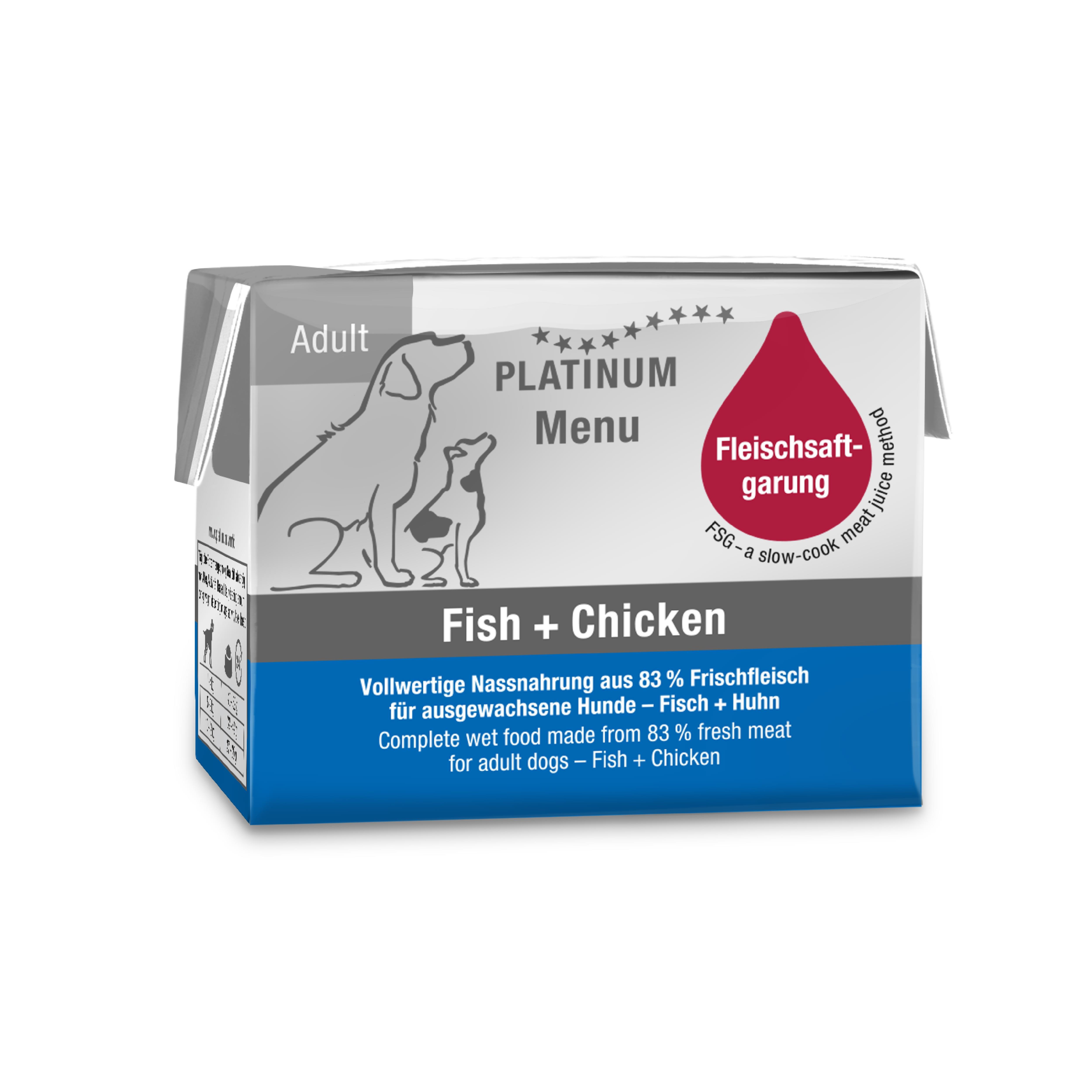 Platinum Balıklı ve Tavuklu Yaş Köpek Maması 90gr