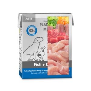 Platinum Balıklı ve Tavuklu Yaş Köpek Maması 185gr