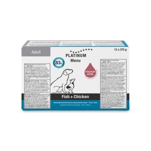 Platinum Balıklı ve Tavuklu Yaş Köpek Maması 375gr