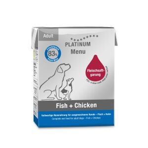 Platinum Balıklı ve Tavuklu Yaş Köpek Maması 375gr