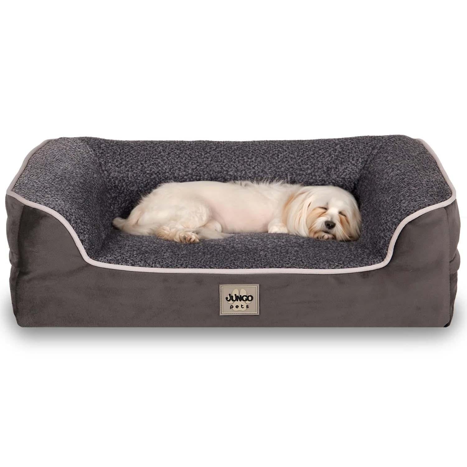 Jungolica Sezar Alezli Ve Kılıflı Köpek Yatağı 55 x 75 cm (Antrasit)