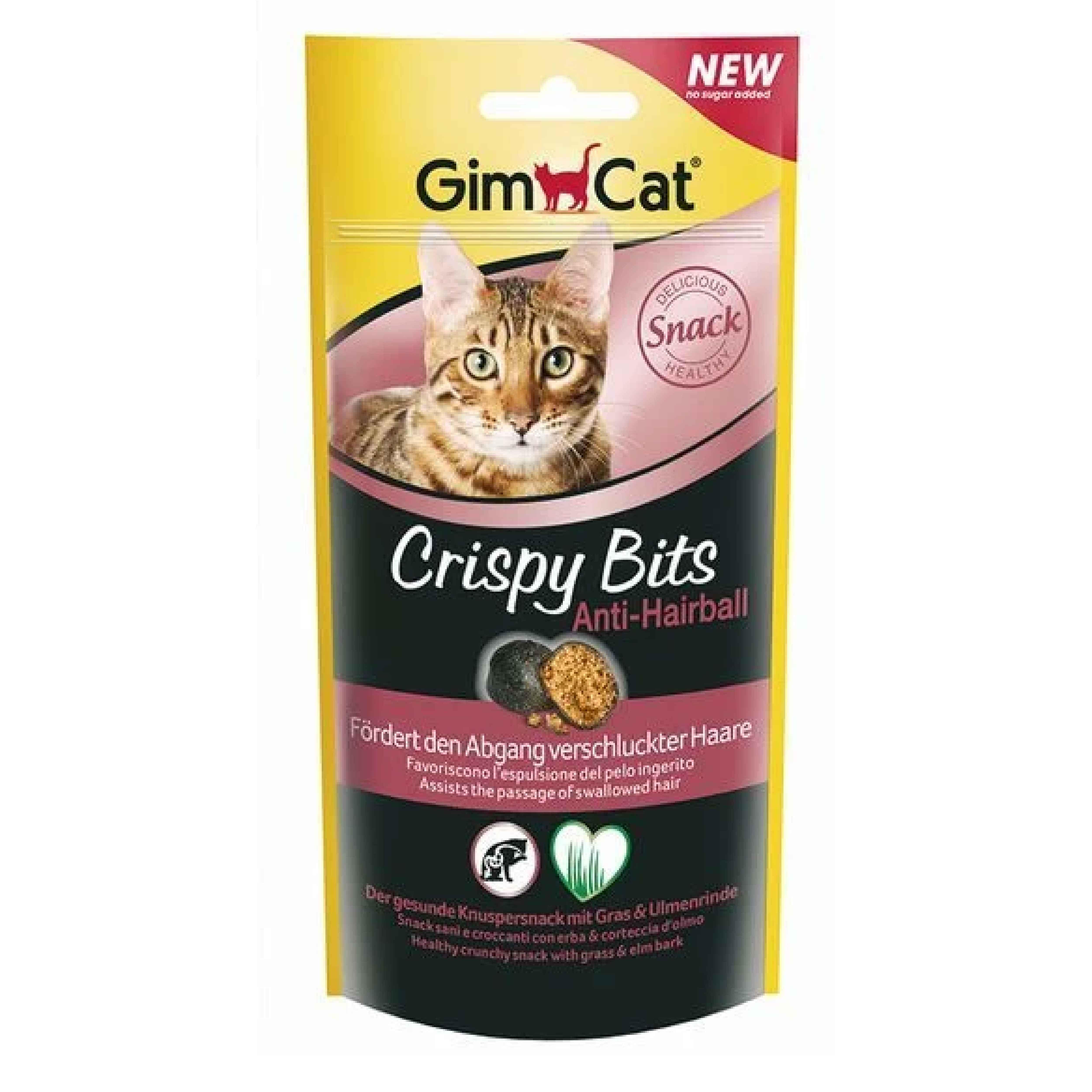 GimCat Crispy Bits Antihairball Kedi Ödül Topları 40Gr