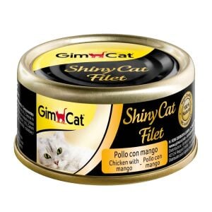 GimCat Shinycat Fileto Kedi Maması -Tavuk Mango 70gr