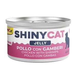 Gimcat Shinycat Jelly (Jöle içinde) Chicken with Shrimps 70 gr – Karidesli Tavuk