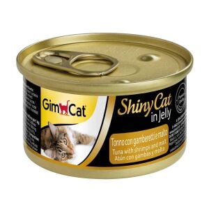 GimCat Shinycat Konserve Kedi Maması - Tuna Balıklı Karidesli Malt Özlü 70gr