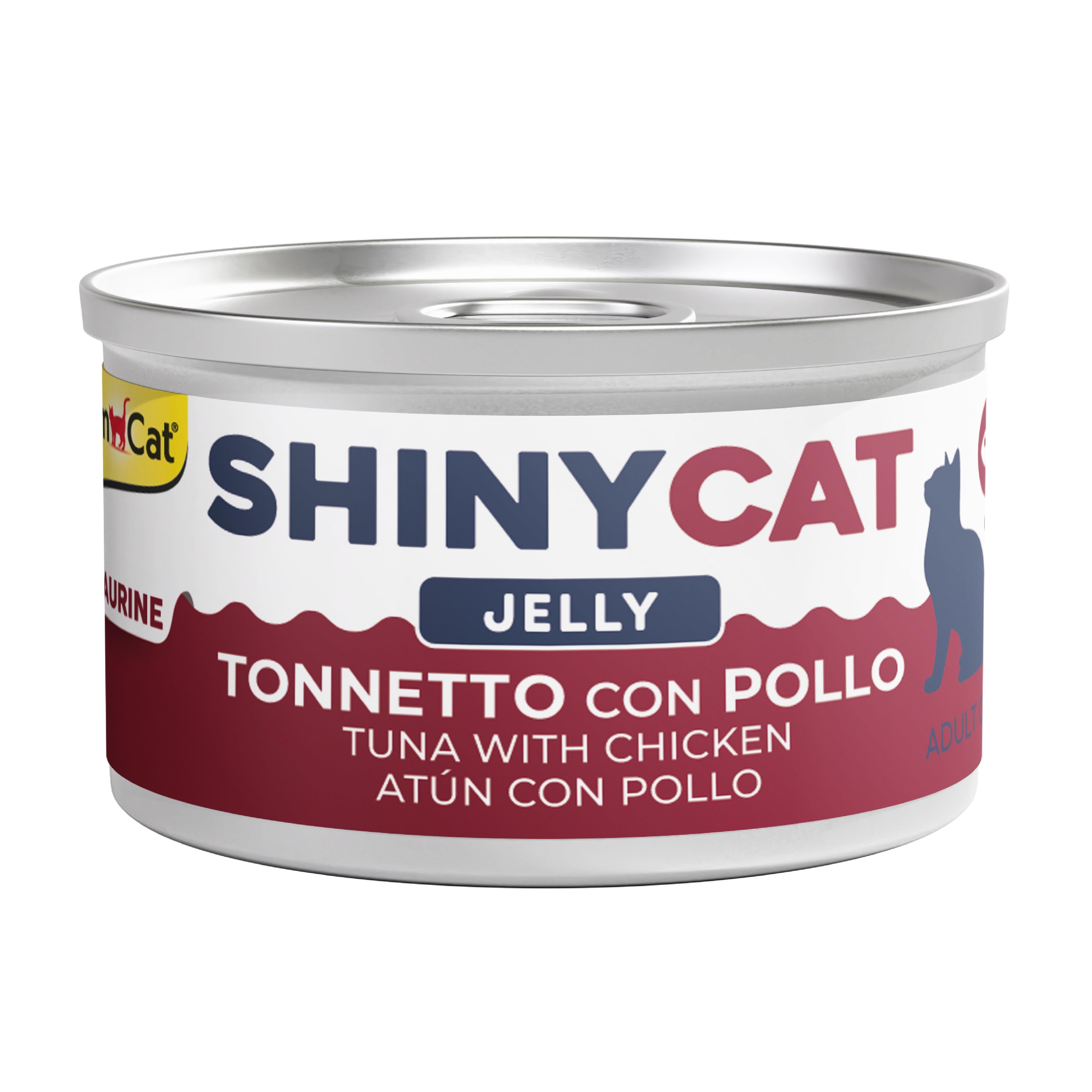 Gimcat Shinycat Jelly (Jöle içinde) Tuna with Chicken 70 gr - Tavuklu Ton Balığı