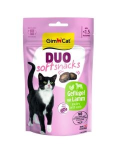GimCat Duo Soft Snacks Poultry with Lamb Kedi Ödülü 50 Gr