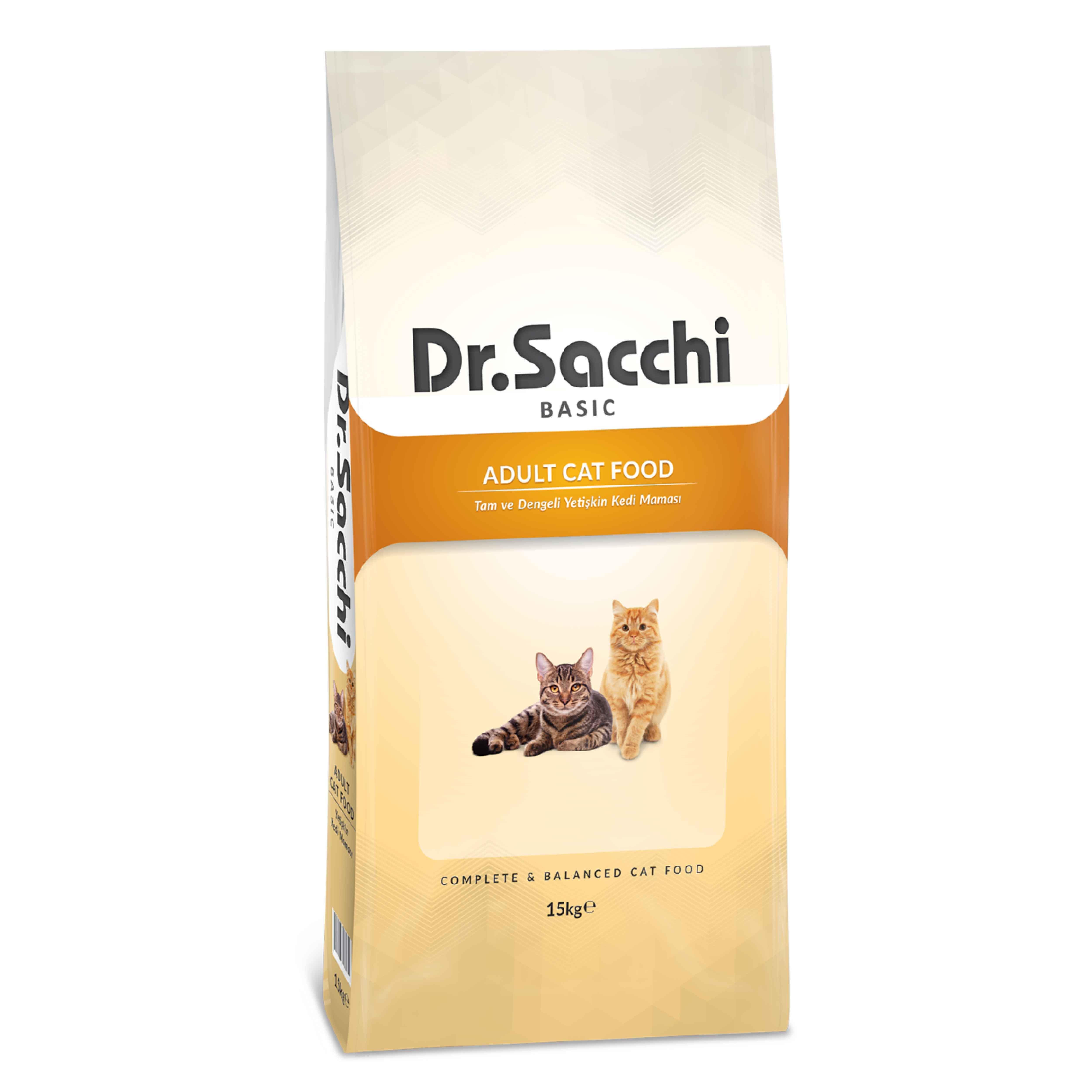 Dr.Sacchi Basic Tavuklu Yetişkin Kedi Maması 15 Kg