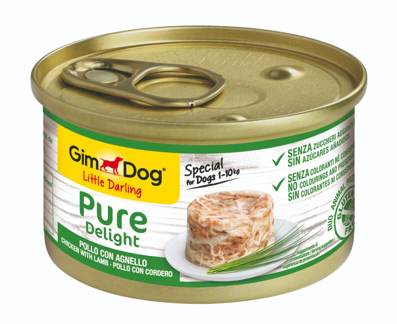 GimDog Konserve Köpek Maması - Tavuklu Kuzulu 150gr