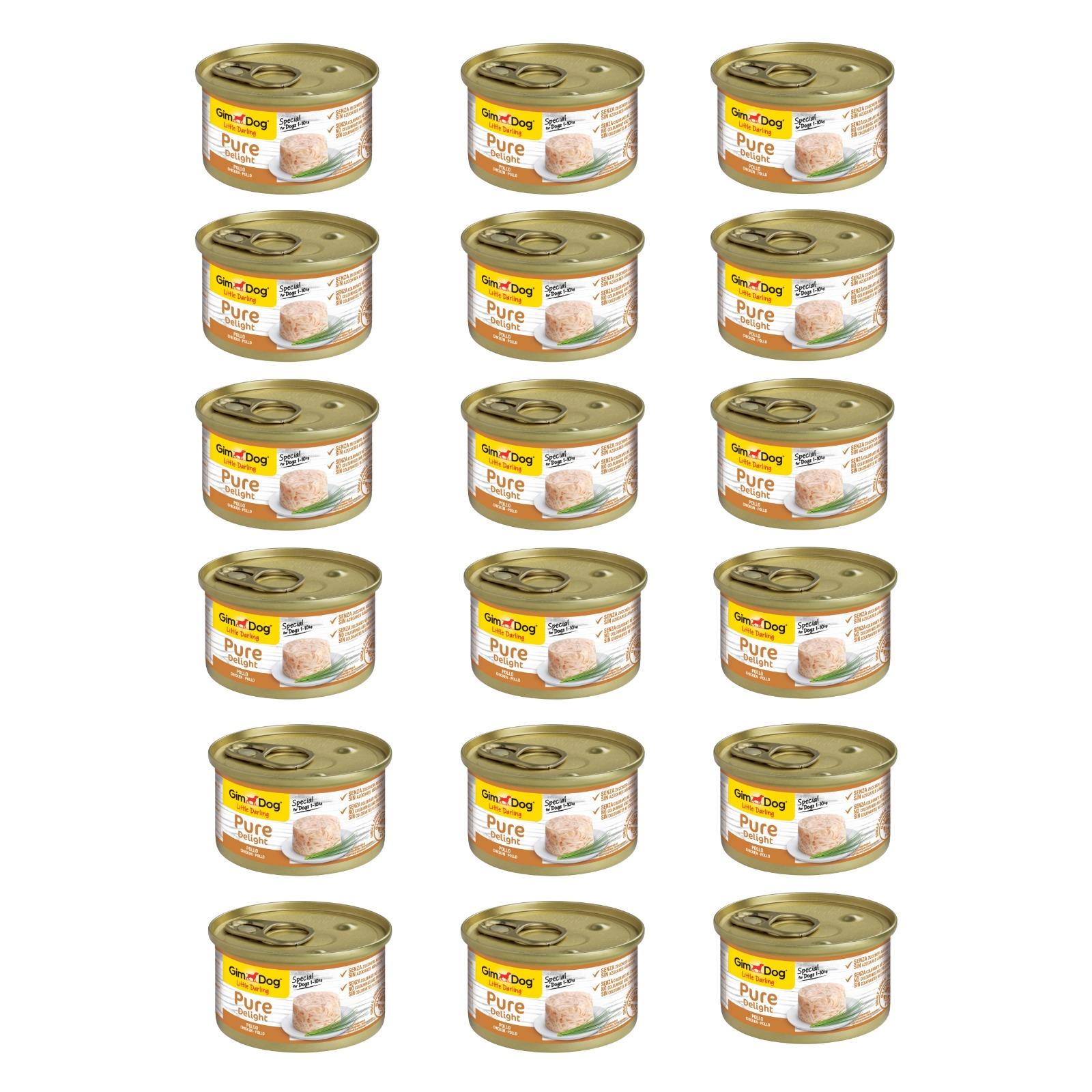 GimDog Konserve Köpek Maması - Tavuklu 150Gr x18Adet