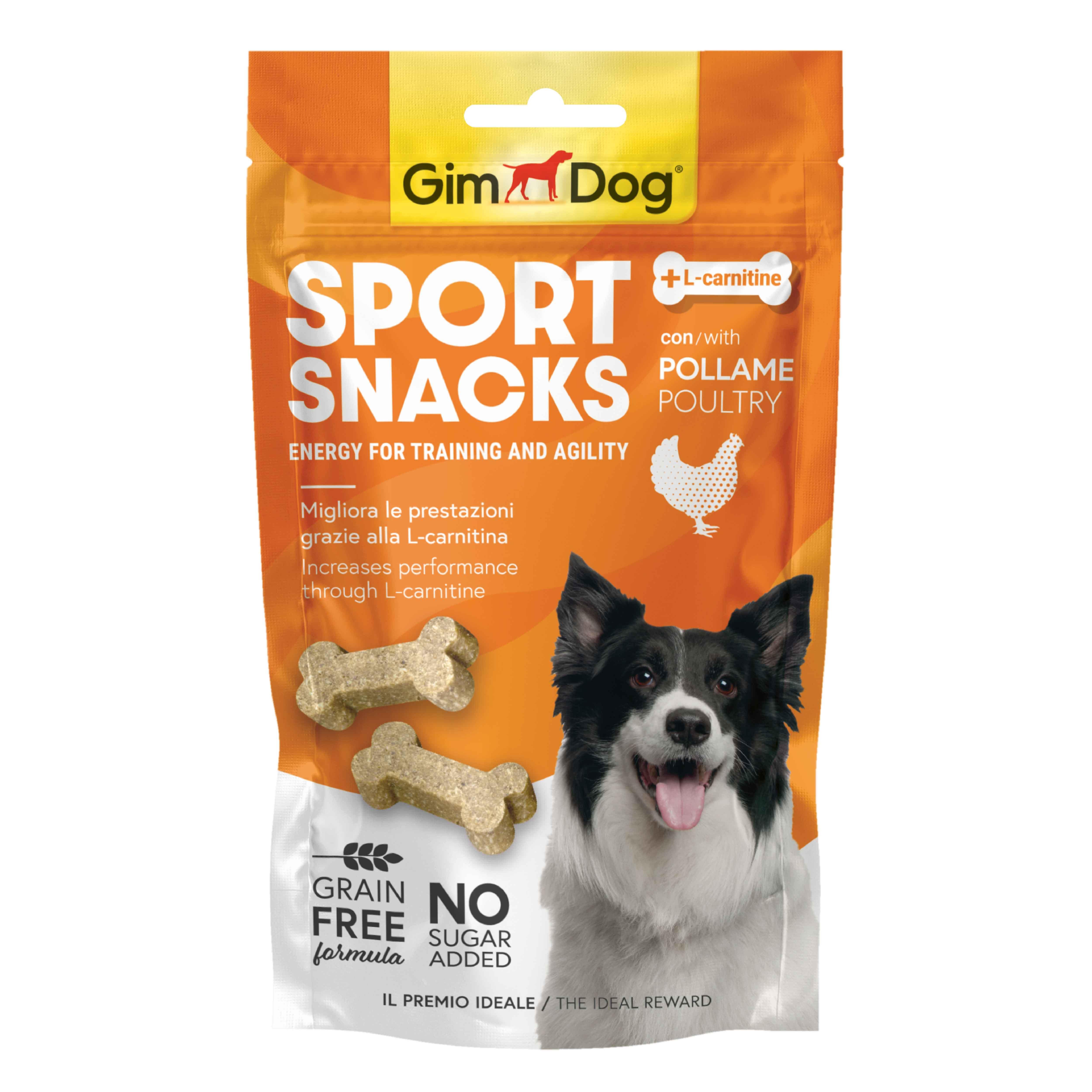 GimDog Sportsnacks Tavuk&L-Carnitinli Ödül Tableti 60 gr