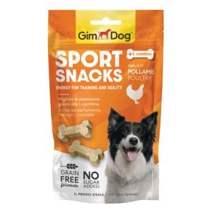 GimDog Sportsnacks Tavuk&L-Carnitinli Ödül Tableti 60 gr