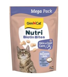Gimcat Nutri Biyotinli Mascarpone Peynirli Kedi Ödülü 425 gr - Mega Boy - Cilt ve Tüy Bakımı