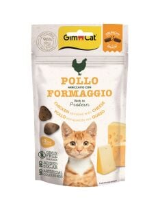 Gimcat Crunchy Snacks Tavuklu & Peynirli Tahılsız Kedi Ödülü 50 gr