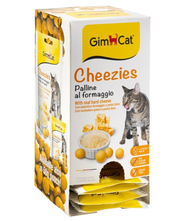 Gimcat Cheezies Kedi Ödül Tableti 10gr - 20'li