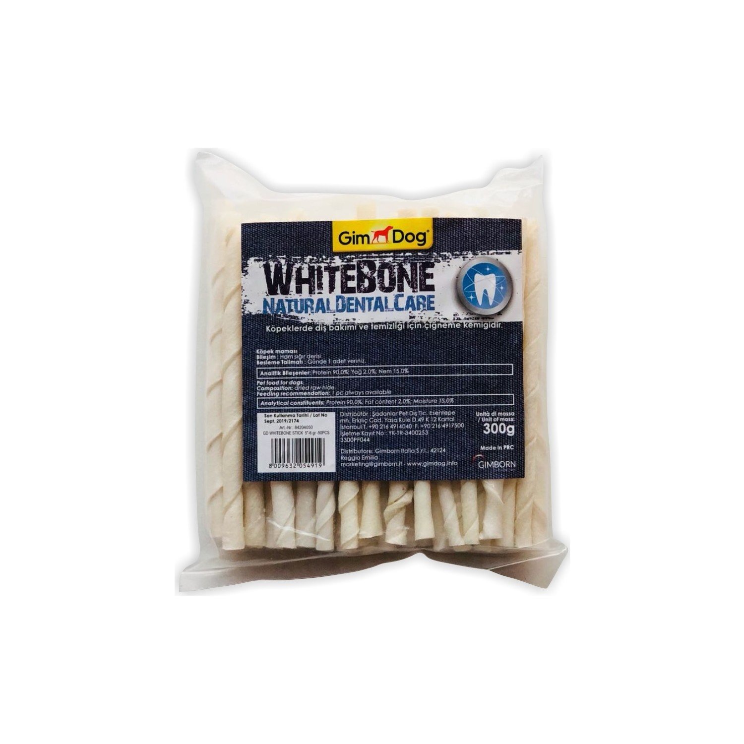 GimDog Mordimi Burgu Çubuk 5''-6 gr 50li White