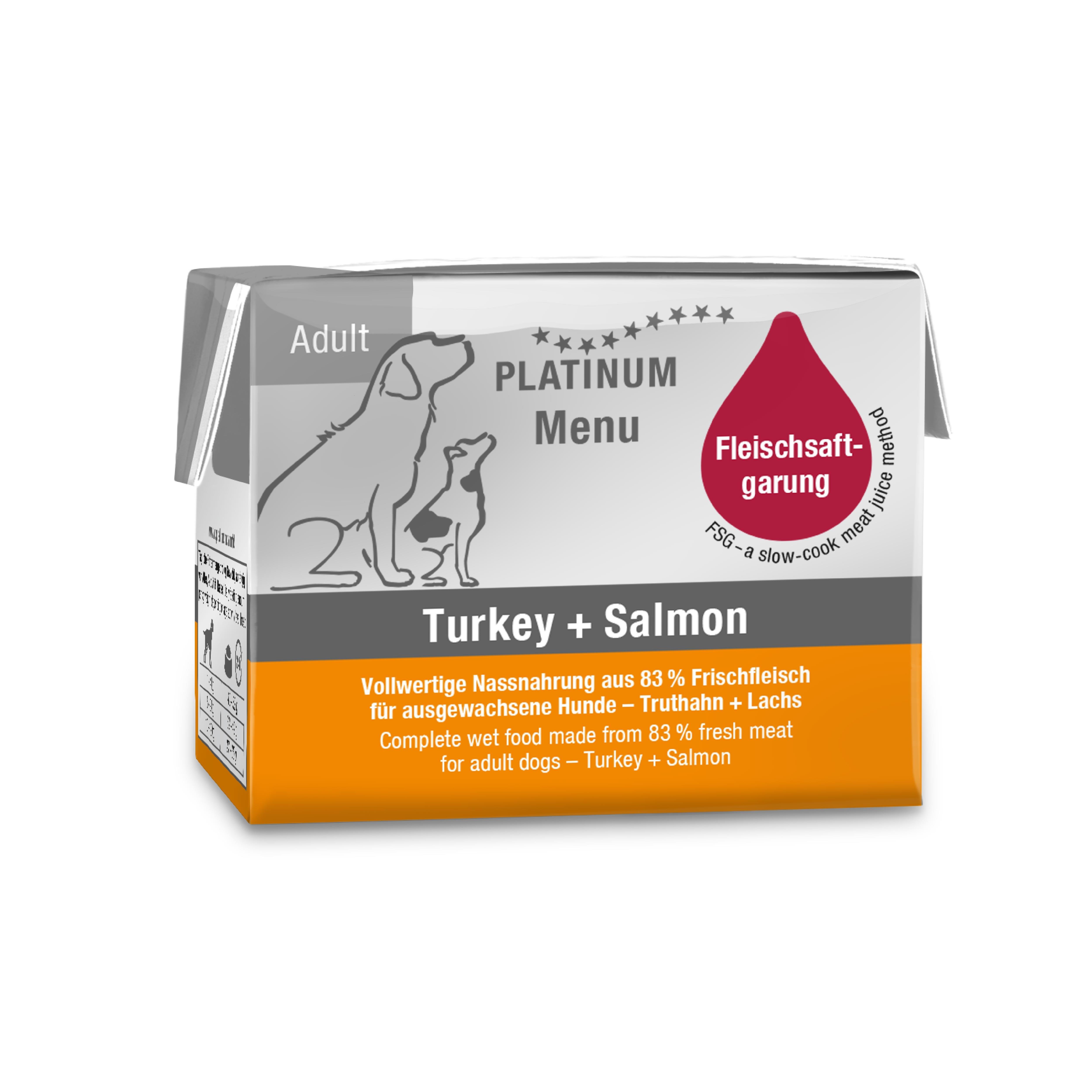 Platinum Hindili ve Somonlu Yaş Köpek Maması 90gr