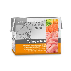 Platinum Hindili ve Somonlu Yaş Köpek Maması 90gr