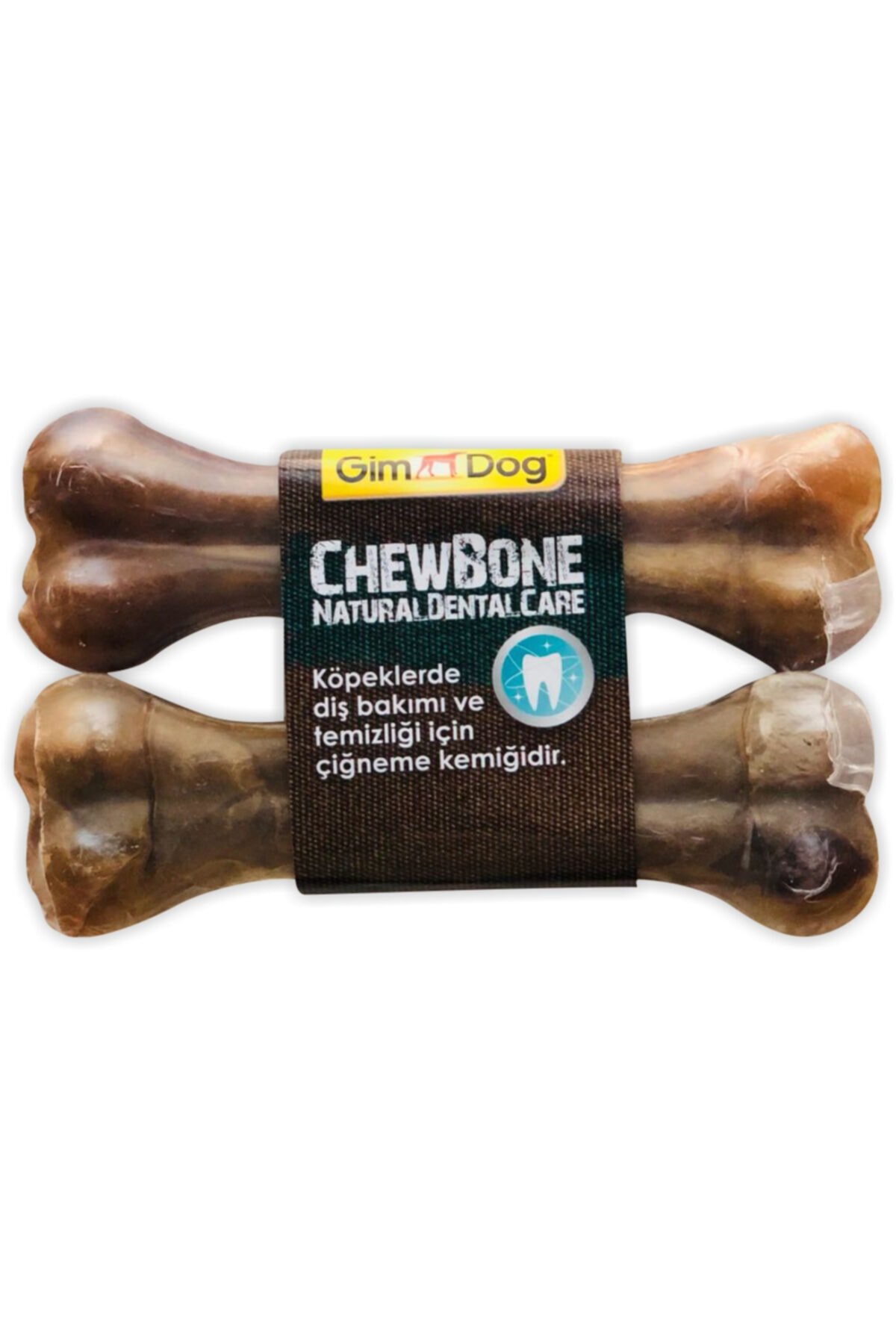 GimDog Mordimi Press Kemik 5,5'' - 14cm - 2li Naturel