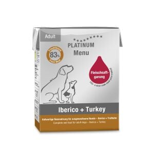 Platinum Iberico ve Hindili Yaş Köpek Maması 375gr