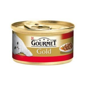 Gourmet Gold Sığır ve Parça Etli Kedi Konservesi 85 Gr x 24 Adet