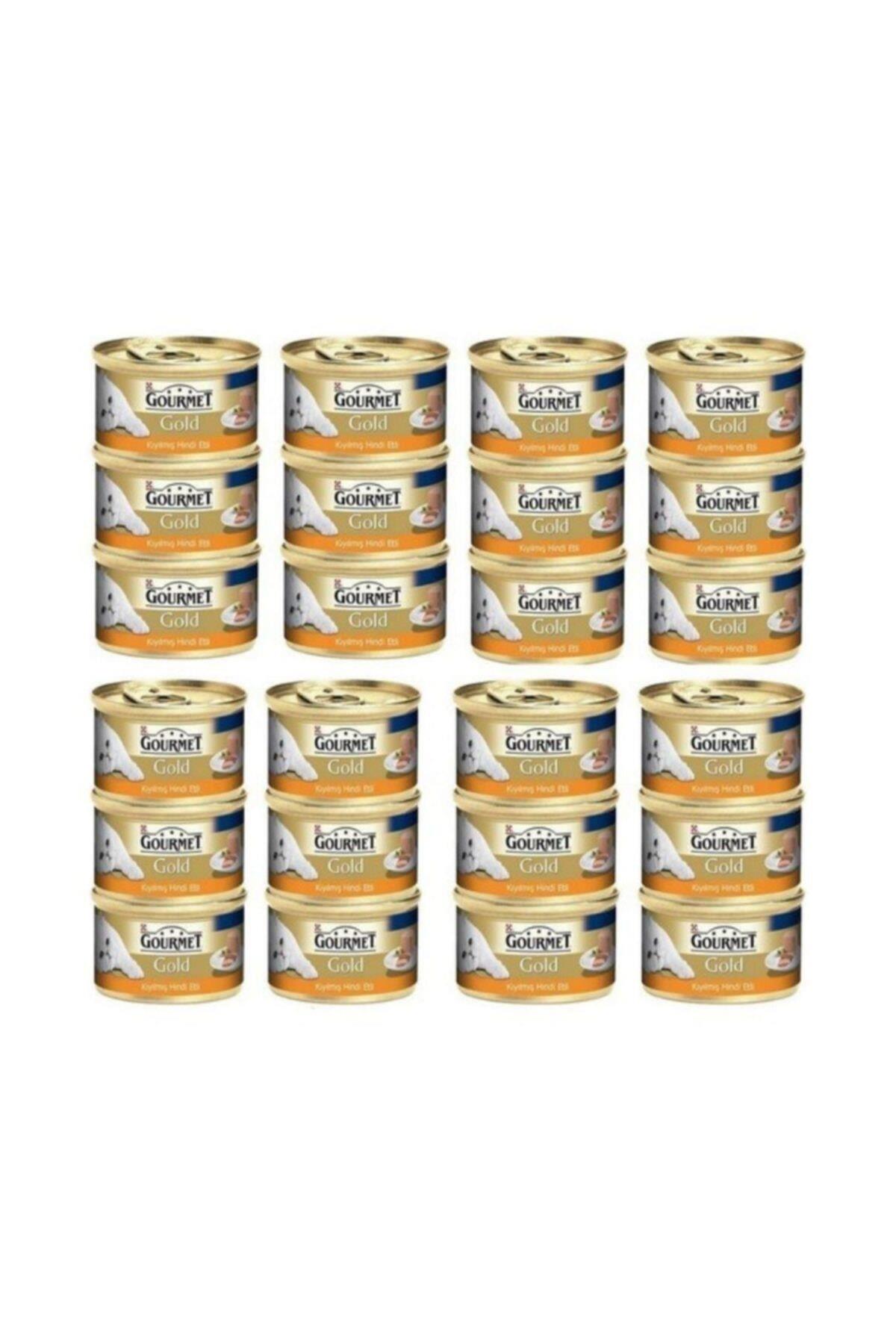 Gourmet Gold Kıyılmış Hindili Yaş Kedi Maması 85Grx24Adet