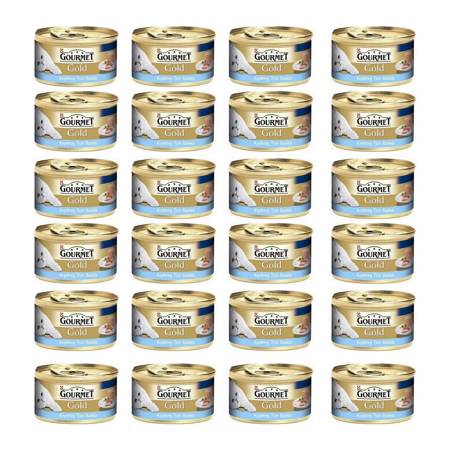Gourmet Gold Kıyılmış Ton Balıklı Kedi Konservesi 85 Gr x 24 Adet