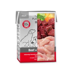 Platinum Sığır Etli ve Tavuklu Yaş Köpek Maması 375gr