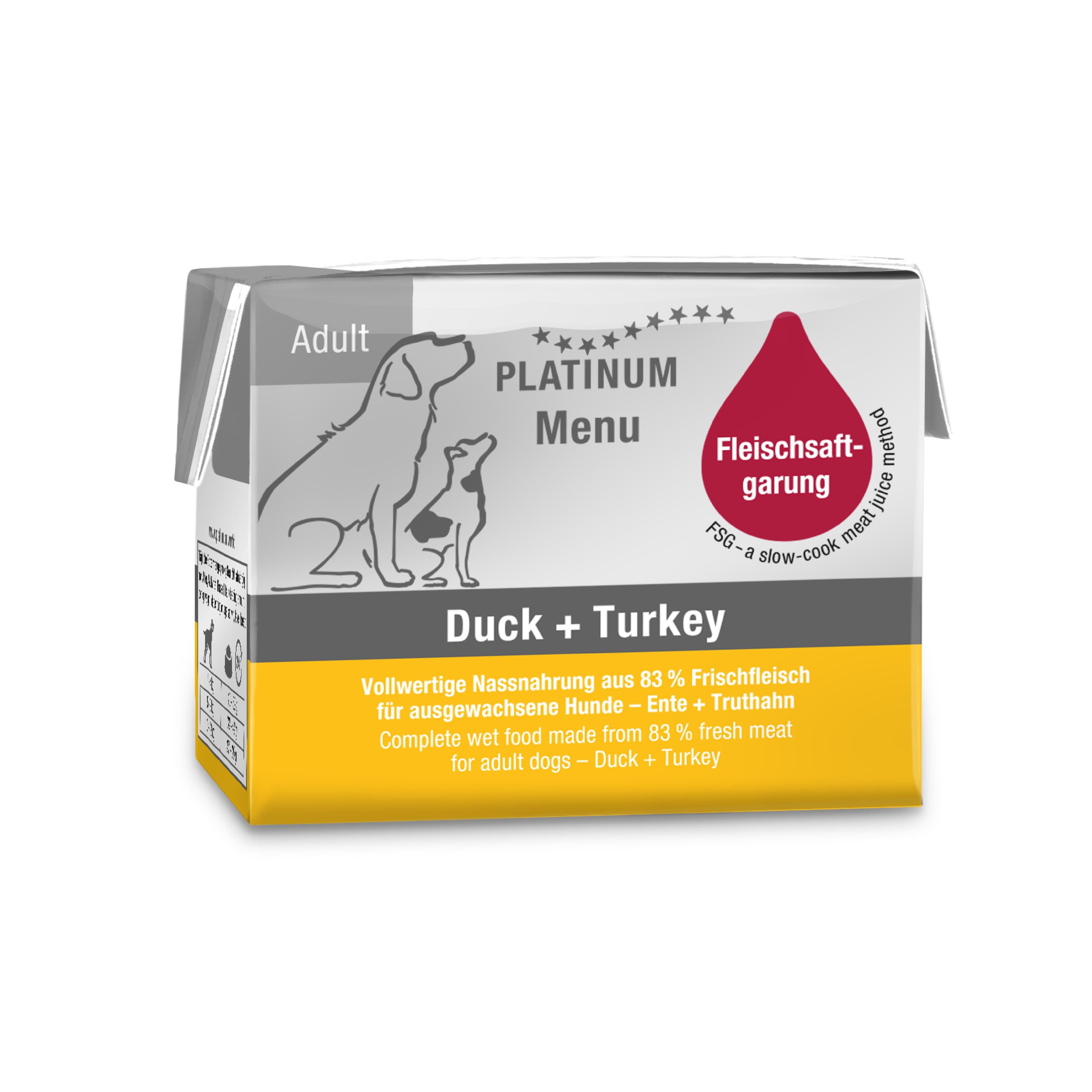 Platinum Ördekli ve Hindili Yaş Köpek Maması 90gr