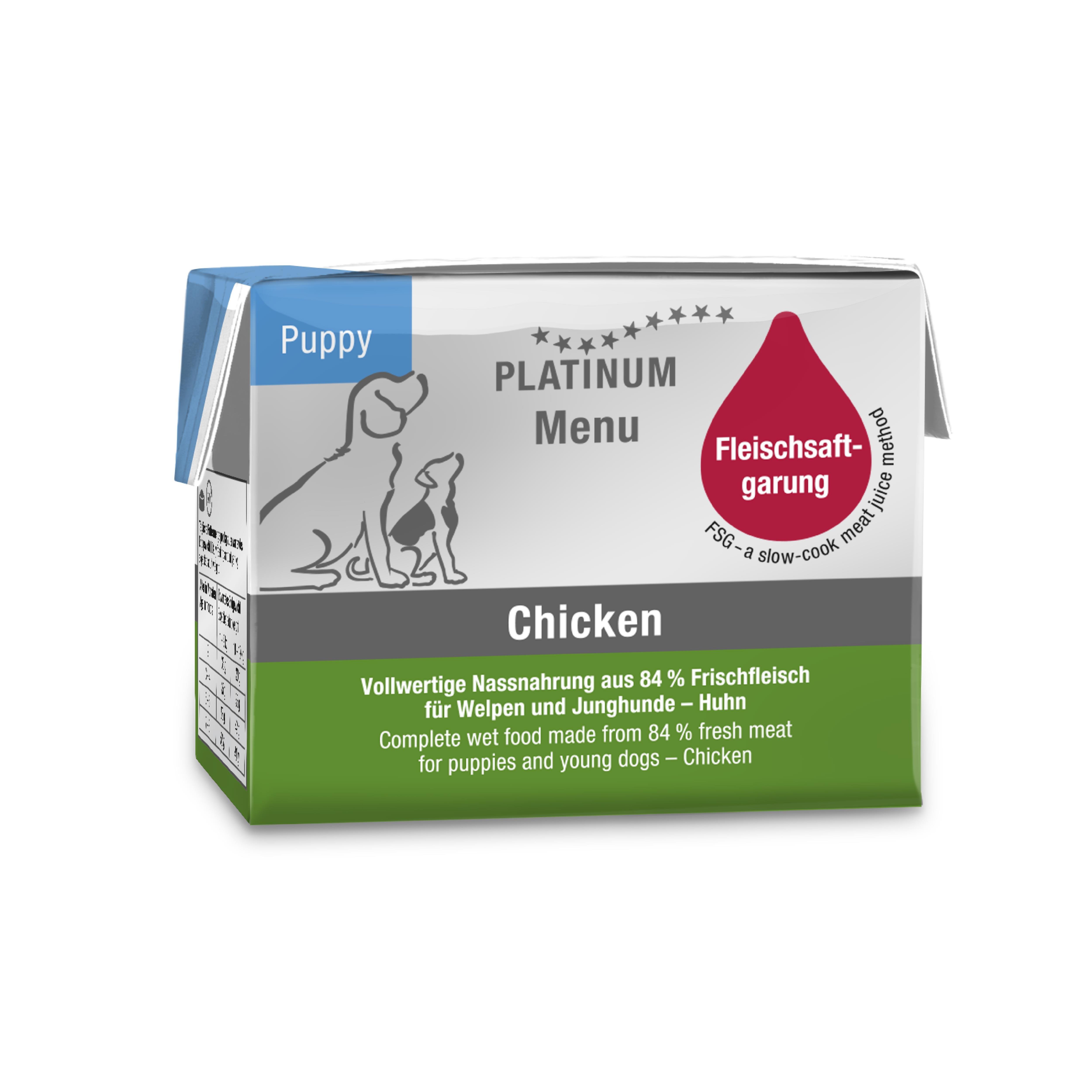 Platinum Tavuklu Yavru Yaş Köpek Maması 90gr