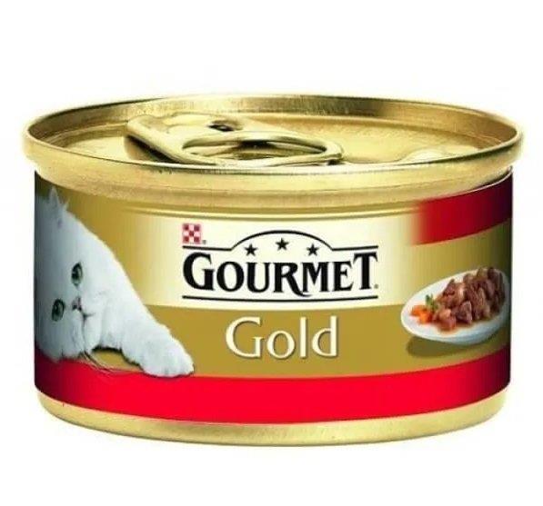 Gourmet Gold Çifte Lezzet Ciğerli Tavşanlı Kedi Konservesi 85 Gr x 24 Adet