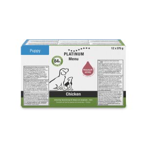 Platinum Tavuklu Yavru Yaş Köpek Maması  375gr