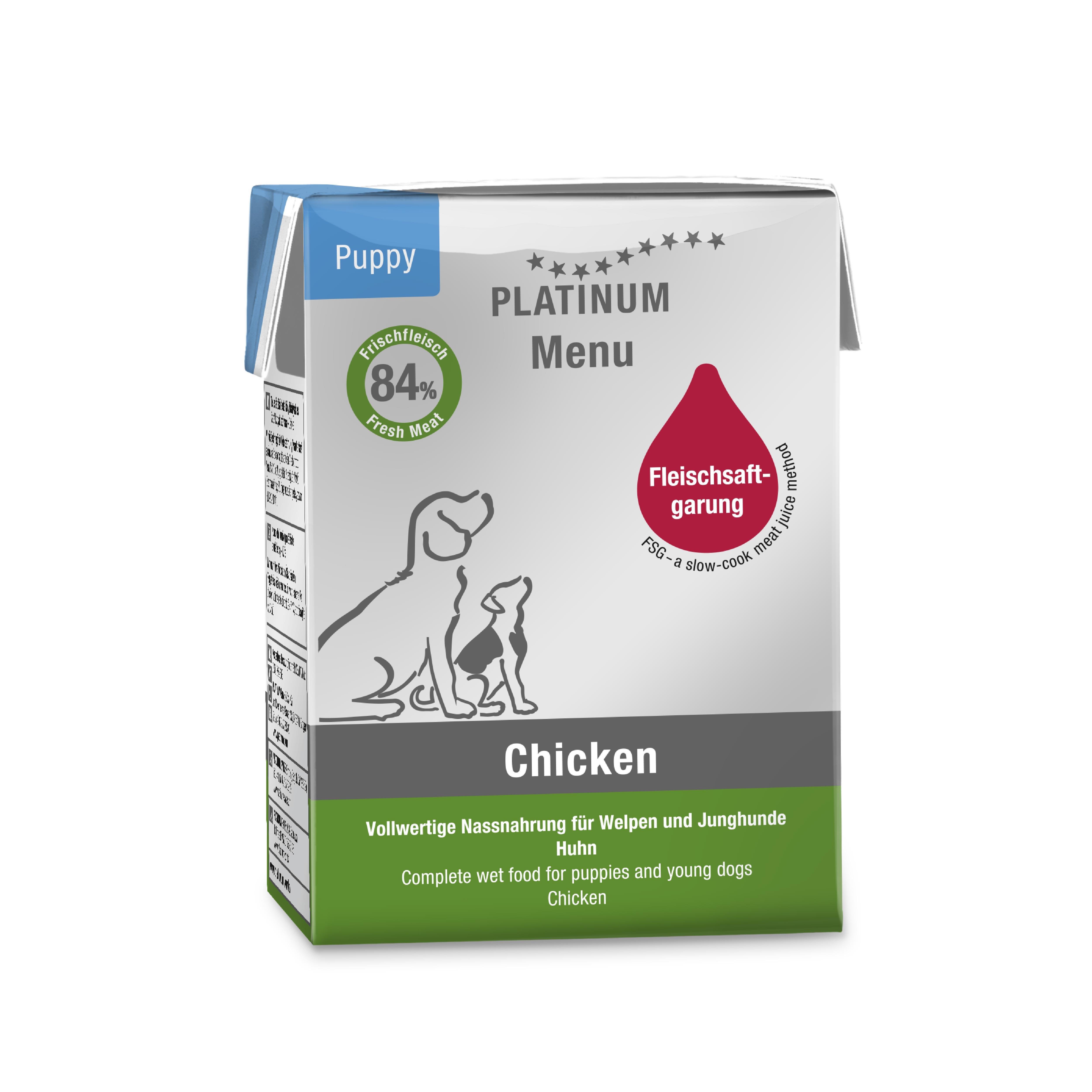 Platinum Tavuklu Yavru Yaş Köpek Maması 185gr
