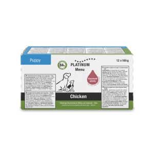 Platinum Tavuklu Yavru Yaş Köpek Maması 185gr