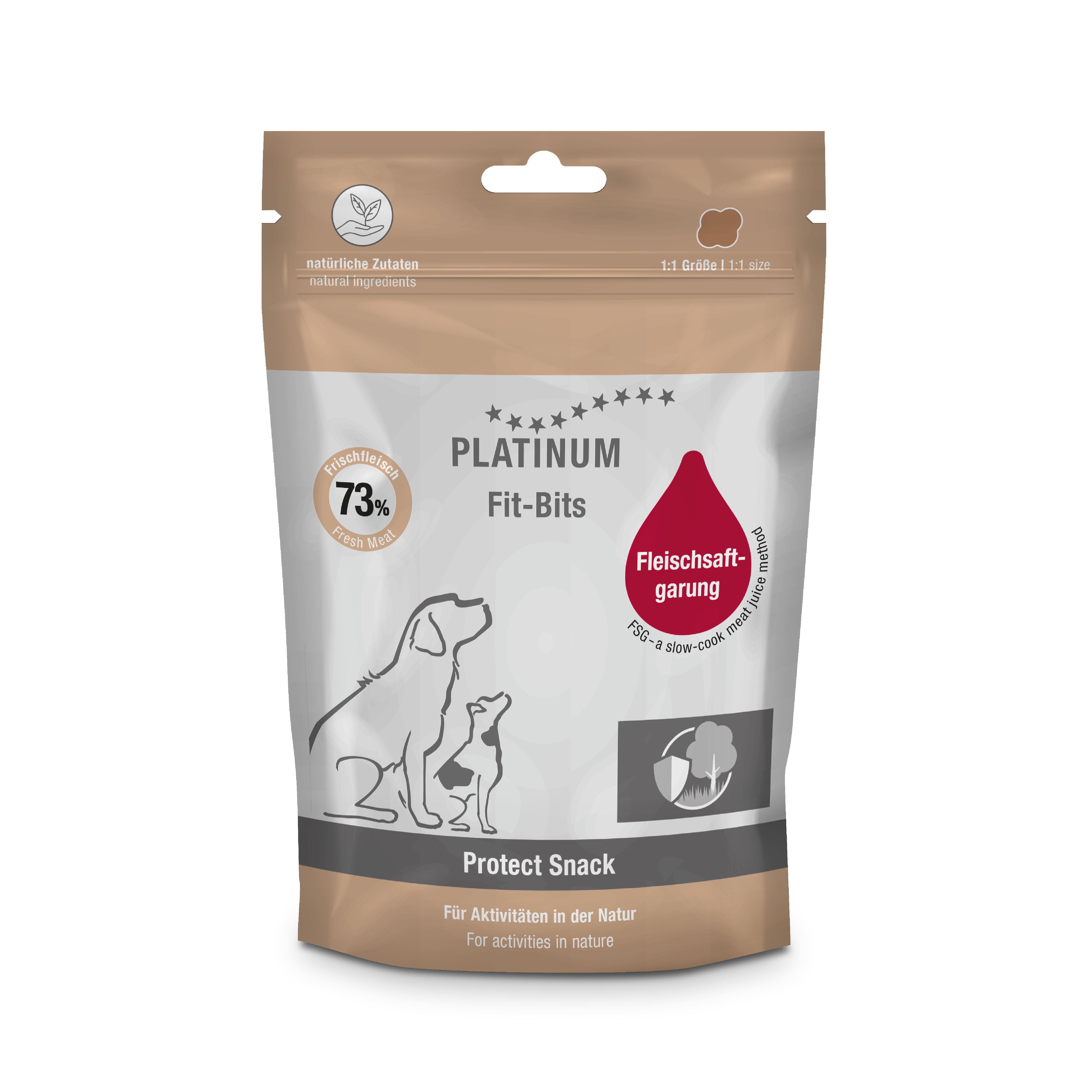 Platinum Fit-Bits Protect Tavuklu Köpek Ödülü 150gr
