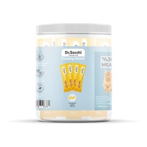 Dr.Sacchi Creamy Snack Chicken&Liver Sıvı Kedi Ödülü 14gr - 30'Lu Kavanoz