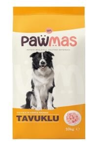 Pawmas Tavuklu Yetişkin Köpek Maması 10 Kg