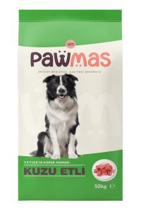 Pawmas Kuzu Etli Yetişkin Köpek Maması 10 Kg