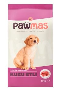Pawmas Kuzu Etli Yavru Köpek Maması 10 Kg