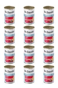 Dr.Sacchi yetişkin kedi-sığır etli 400gr x 12 adet
