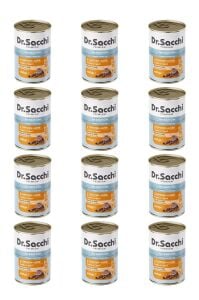 Dr.Sacchi yetişkin kedi-tavuklu ciğerli 400gr x x 12 adet