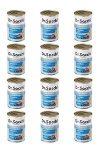 Dr.Sacchi yetişkin kedi-somonlu 400gr x 12 adet